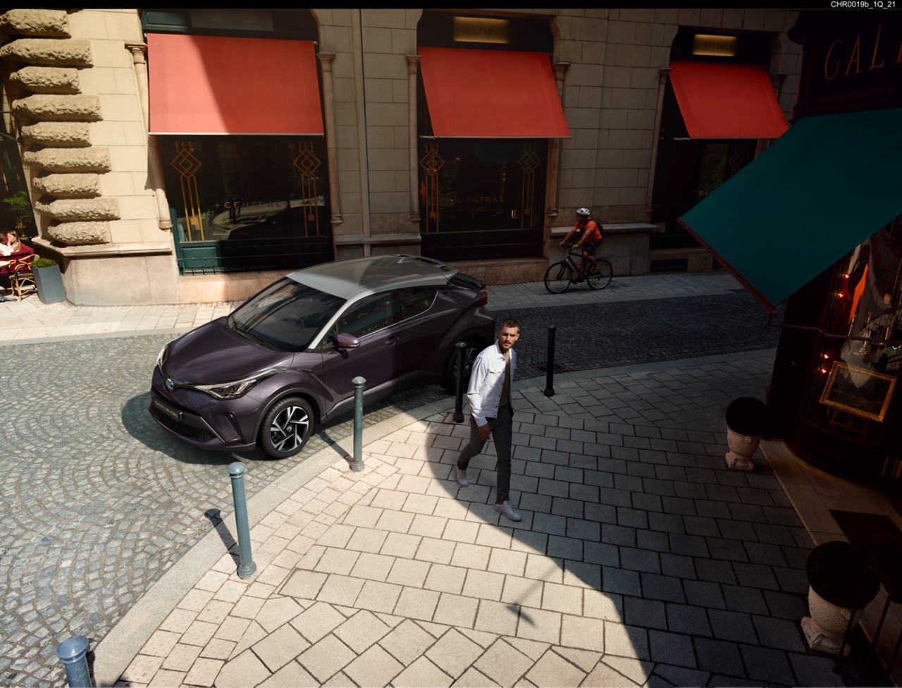 Toyota Corolla Hatchback parked in road